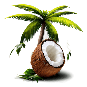 Realistic Coconut Tree PNG 06202024 PNG