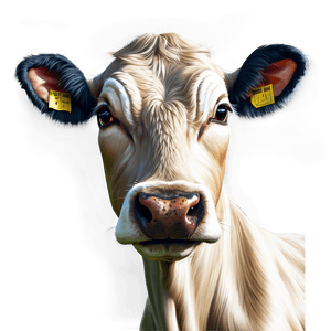 Realistic Cow Face Drawing PNG 06212024 PNG