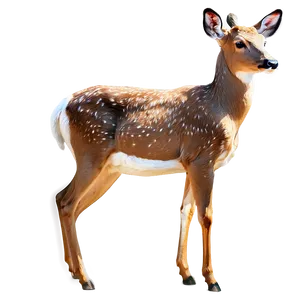 Realistic Doe Drawing Png Lsq PNG Image