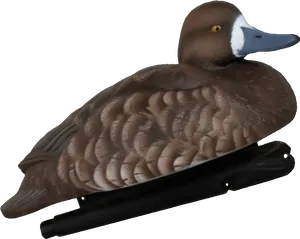 Realistic Duck Decoy Profile PNG Image