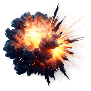 Realistic Explosion Illustration PNG 58 PNG image with transparent background