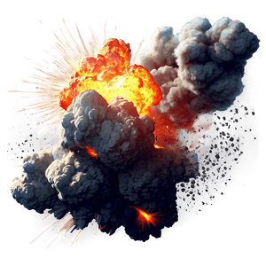 Realistic Explosion Illustration PNG jib PNG image with transparent background