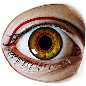 Realistic Eye Drawing PNG vir48 PNG image with transparent background