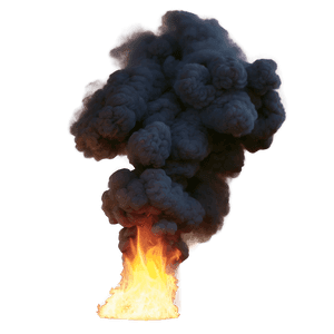 Realistic Fire Smoke PNG nhi14 PNG