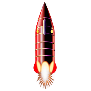 Realistic Firework Rocket PNG 06212024 PNG