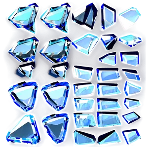 Realistic Glass Shards Png 78 PNG Image