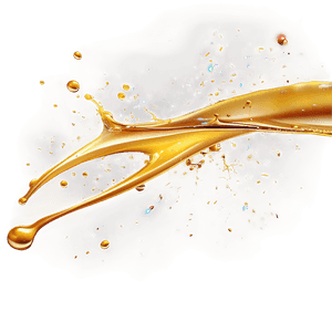 Realistic Gold Juice Splash PNG 06282024 PNG