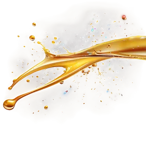 Realistic Gold Juice Splash Png 06282024 PNG Image