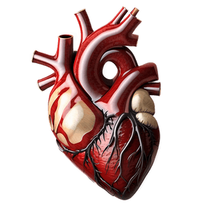 Realistic Heart Artwork PNG ngc95 PNG