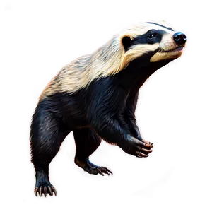 Realistic Honey Badger Drawing Png 33 PNG Image