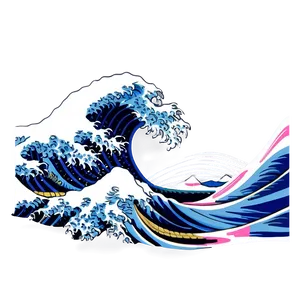 Realistic Japanese Wave Png 06242024 PNG Image