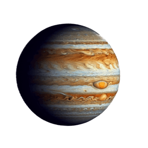 Realistic Jupiter PNG kge PNG image with transparent background