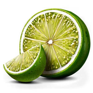 Realistic Lime Slice Png Klu PNG Image