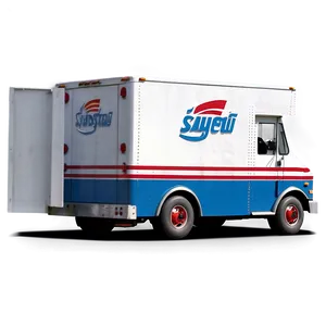 Realistic Mail Truck Image Png Xys PNG Image