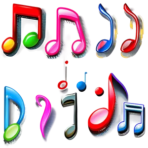 Realistic Music Notes Png 06122024 PNG Image