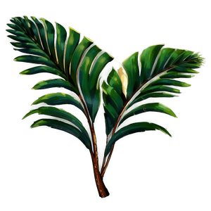 Realistic Palm Leaves PNG fvb83 PNG image with transparent background