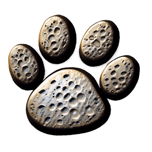 Realistic Paw Print PNG yhv99 PNG image with transparent background