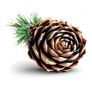 Realistic Pine Cone Png Vxu9 PNG Image