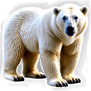 Realistic Polar Bear PNG xxf33 PNG image with transparent background
