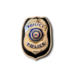 Realistic Police Badge Png Cgx PNG Image