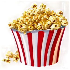 Realistic Popcorn Png Yct PNG Image