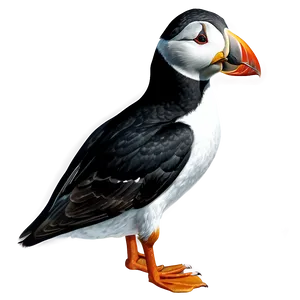 Realistic Puffin Bird Png Pcu87 PNG Image