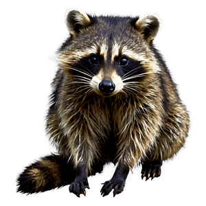 Realistic Raccoon Image PNG aot88 PNG image with transparent background