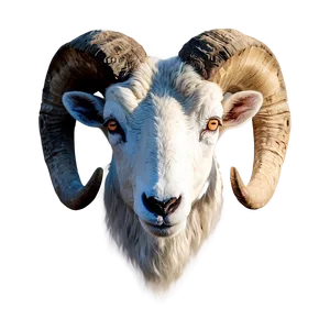 Realistic Ram Head Drawing Png Llu PNG Image