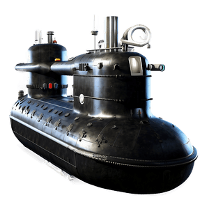 Realistic Submarine Image PNG 10 PNG with transparent background