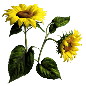 Realistic Sunflower PNG rvc PNG image with transparent background