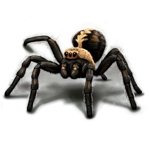 Realistic Tarantula Illustration Png Ddj PNG Image