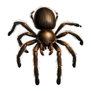 Realistic Tarantula Illustration Png Fmj PNG Image