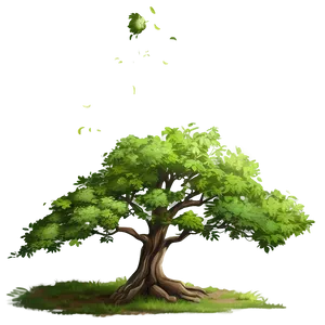 Realistic Tree Artwork Png Ogu73 PNG Image