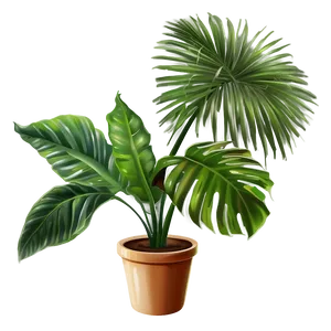 Realistic Tropical Plant Png Bux4 PNG Image