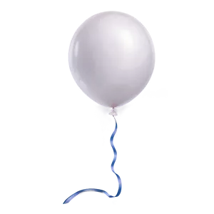 Realistic White Balloon Png 37 PNG Image