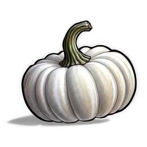 Realistic White Pumpkin Png Ewt PNG Image