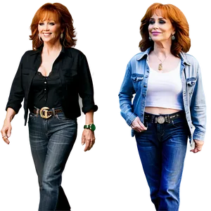 Reba Mcentire Casual Style Png Ewe PNG Image