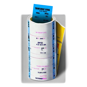 Receipt Paper Png 90 PNG Image