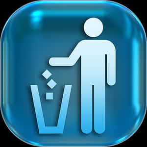 Recycle Bin Usage Icon PNG image with transparent background