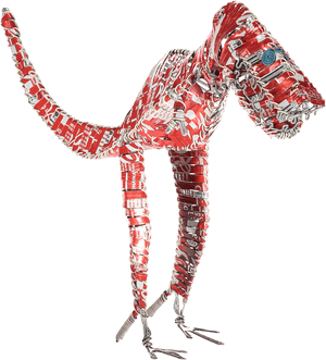 Transparent Soda Can Top Png - Dinosaur Made Out Of Cans, Png Download PNG