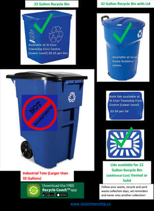 Recycling Bins Selection Guide PNG image with transparent background