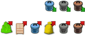 Rubbish Bins & Waste Paper Baskets Plastic Recycling - Trash Can Clip Art, HD Png Download PNG image with transparent background