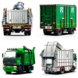 Recycling Garbage Truck Png 06202024 PNG Image