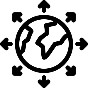 Recycling Symbol Blackand White PNG Image