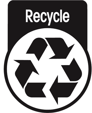 Black Universal Recycling Symbol, HD Png Download PNG
