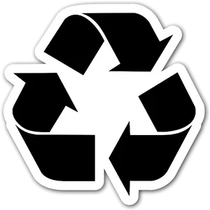 Recycling Symbol Graphic PNG Image