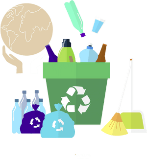 Transparent Open Trash Can Clipart - Waste Material Clip Art, HD Png Download PNG image with transparent background