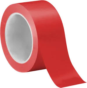 Red Adhesive Tape Roll PNG Image