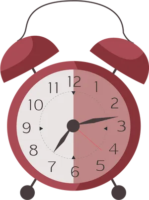 Red Alarm Clock Clipart PNG Image