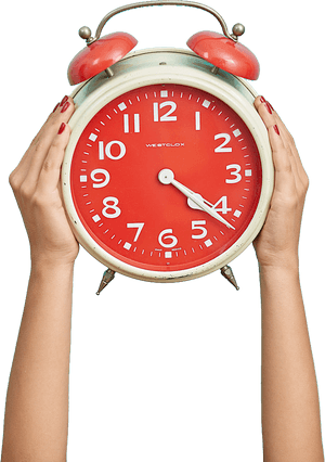 Red Old Alarm Clock - Project Tijd, HD Png Download PNG with transparent background